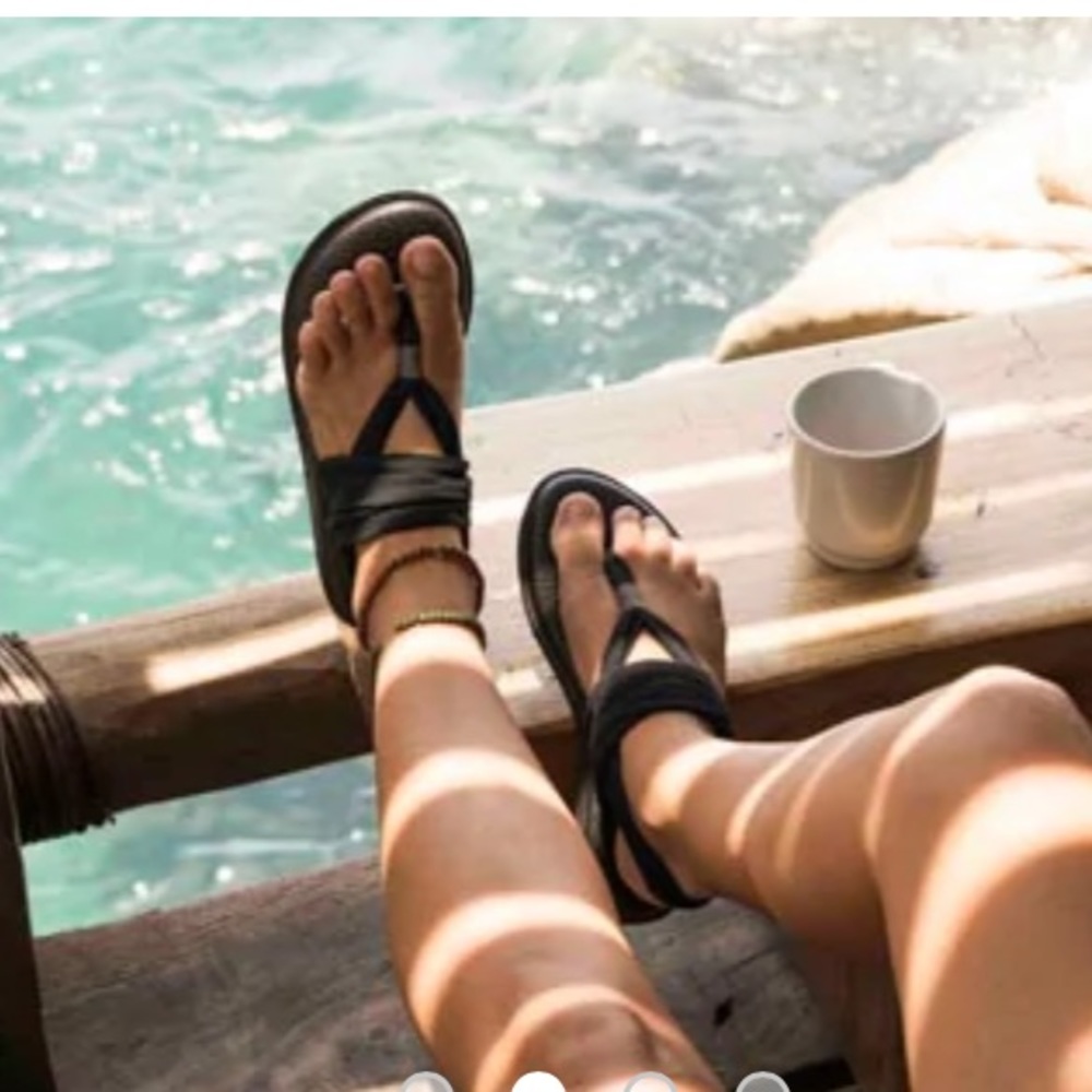 SOLD! 💚Sanuk Yoga Sling Sandals NWOTs - Picture 12 of 12